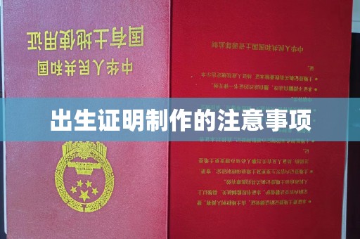 福州出生证明制作的注意事项